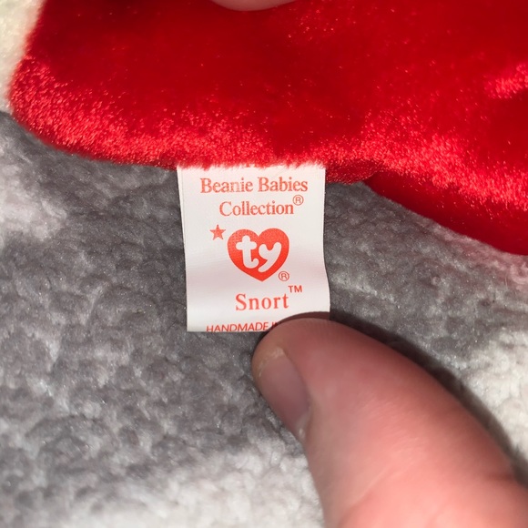 Beanie Baby: Snort 1995 - Picture 4 of 7